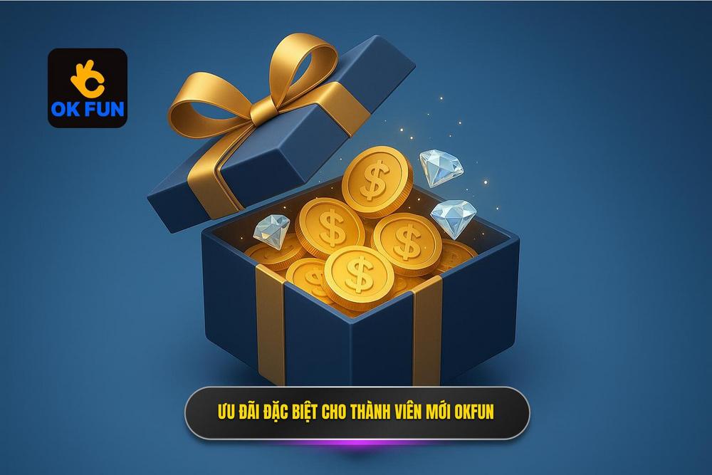 2.Đặc Quyền Dành Riêng Cho Thành Viên Mới Gia Nhập Gia đình Okfun